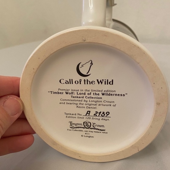 WOLF Beer Stein Call Of The Wild New Gift Mug - Picture 4 of 7